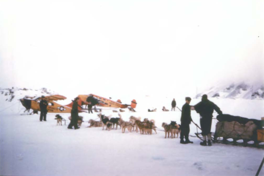 Georges De Giorgio American Antarctic Expedition Planes Dog Sleds