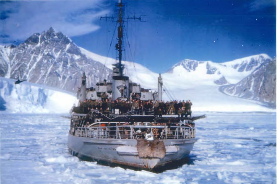 Georges De Giorgio American Antarctic Expedition Ship In Ice 2